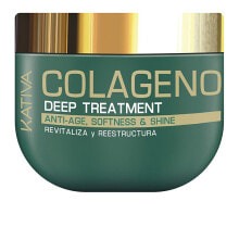 Маски и сыворотки для волос kativa Colageno Anti Age, Softness & Shine Deep Treatment Антивозрастная смягчающая маска для  блеска волос 500 мл