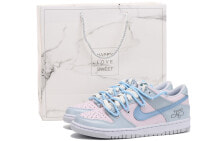 【定制球鞋】 Nike Dunk Low Mineral Teal 字母 低帮 板鞋 GS 蓝粉 / Кроссовки Nike Dunk Low FD1232-002