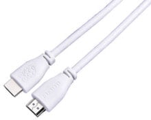 Комплектующие и запчасти для микрокомпьютеров raspberry Pi CPRP020-W HDMI кабель 2 m HDMI Тип A (Стандарт) Белый