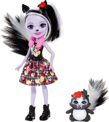 Купить куклы и пупсы для девочек Mattel: Mattel Enchantimals lalka + zwierzątko Sage Skunk (DVH87/DYC75)