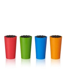 True Brands starburst Silicone Bottle Stoppers, Set of 4