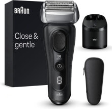 Braun Series 7 Men's Electric Shaver & Trimmer with Cleaning Station, 360° Flex, Wet & Dry, Rechargeable & Wireless, Valentine's Day Gift for Him, 71-S7200cc, Silver