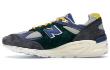 Кроссовки женские New Balance 990v2 Aime Leon Dore Life in the Balance (Зеленый, Серый) купить онлайн