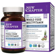 Витаминно-минеральные комплексы New Chapter Whole-Food Multivitamin 55+ Веганские витамины для мужчин от 55 лет 96 капсул