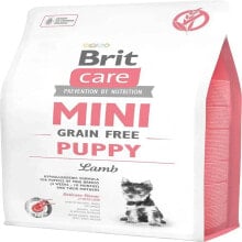 BRIT Care mini grain-free puppy lamb dog food 7 kg