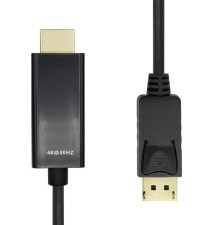 Компьютерные разъемы и переходники ProXtend DP1.2-HDMI30-005 видео кабель адаптер 5 m DisplayPort HDMI Черный