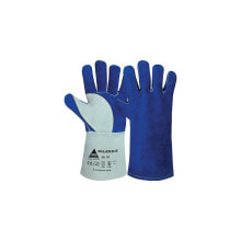 Hase Schweißerhandschuhe Mühlheim Blue Größe 9 blau/grau EN 388, EN 12477 PSA-Kategorie II, VE: 6 Paar