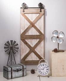 Купить предметы интерьера Glitzhome: Farmhouse Wooden Barn Door