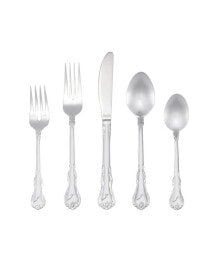 RiverRidge Home riverridge Bouquet 46 Piece Monogrammed Flatware Set - J, Service for 8