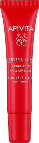 Straffende Anti-Falten Augen- und Lippencreme - Apivita Beevine Elixir Wrinkle Lift Eye & Lip Cream