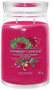 Duftkerze im Glas Sparkling Winterberry Zwei Dochte - Yankee Candle Singnature