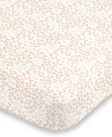 Neutral Cheetah Super Soft Mini Crib Sheet