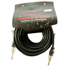 EUROCONNEX /M Mono Jack Cable jack 3.5 cable 4313-10 M 10 m 6.35 mm