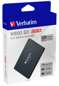 Внутренние твердотельные накопители (SSD) Verbatim Vi550 2.5" 128 GB Serial ATA III 3D NAND 49350