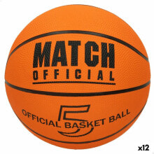Basketball Ball Match 5 Ø 22 cm 12 Units