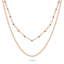 Ювелирные колье fashion double bronze necklace NCL103R