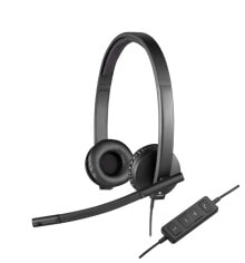 Gaming headsets for computer uSB Headset H570e Stereo - Wired - Office/Call center - 31.5 - 20000 Hz - 111 g - Headset - Black