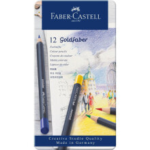 Цветные карандаши для рисования для детей faber-Castell Goldfaber Metal цветной карандаш 12 шт Разноцветный 114712