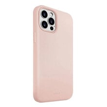 UNIQ Lino Hue iPhone 12 Pro Max 6.7 blush Antimicrobial phone case