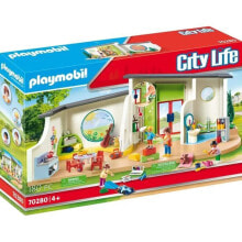 Игровой набор с элементами конструктора Playmobil City Life Детский сад Радуга 70280