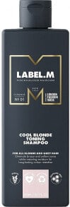 Shampoo für blondes Haar - Label.m Cool Blonde Toning Shampoo