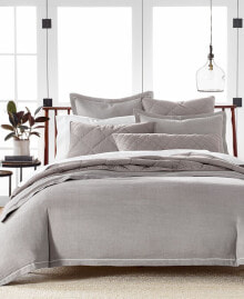 Hotel Collection linen/Modal® Blend 3-Pc. Duvet Cover Set, Full/Queen, Created for Macy's
