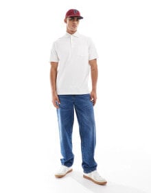 Купить мужские поло Polo Ralph Lauren: Polo Ralph Lauren pocket cotton linen polo classic oversized fit in cream