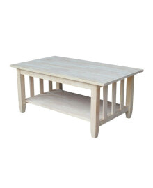 International Concepts mission Tall Coffee Table