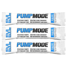 Предтренировочные комплексы eVLution Nutrition, Pump Mode, Blue Raz, 3 Sticks, 0.3 oz (9.2 g) Each