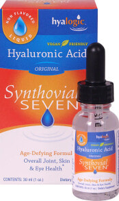 Гиалуроновая кислота hyalogic Synthovial Seven Hyaluronic Acid Гиалуроновая кислота - антивозрастная формула для здоровья волос, суставов и глаз  30 мл