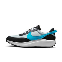 [DH9522-004] Mens Nike WAFFLE DEBUT 'GREY/LASER BLUE'