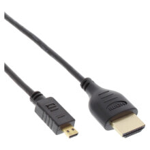 Компьютерные разъемы и переходники InLine 1.8 m HDMI/Micro HDMI HDMI кабель 1,8 m HDMI Тип A (Стандарт) HDMI Тип D (Микро) Черный 17502D