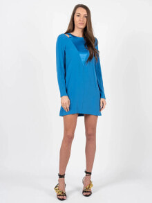 Синие женские платья-шифт