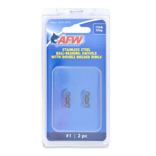 Swivels, fasteners, wind-up rings for fishing