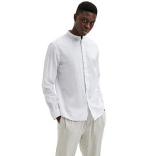 SELECTED Regular New Linen China Long Sleeve Shirt