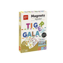 APLI Magnetic The Bilingual Alphabet With 44 Pieces game