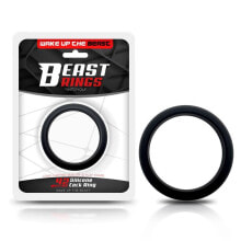 Эрекционное кольцо BEAST RINGS Cock Ring Solid Silicone 4.2 cm Black