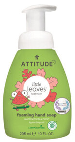 Детские средства для купания attitude Little Leaves Foaming Hand Soap Детская пенка для мытья рук с ароматом арбуза и кокоса 295 мл