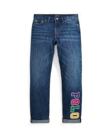 Купить детские джинсы для девочек Polo Ralph Lauren: Big Girls Astor Slim Logo Jean