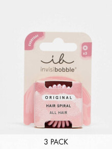 Купить средства для ухода за волосами invisibobble: invisibobble Original Hair Spirals x3 - The Pinks