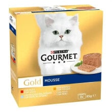 PURINA Gourmet Gold Pack Mousse wet cat food 8x85g 12 units