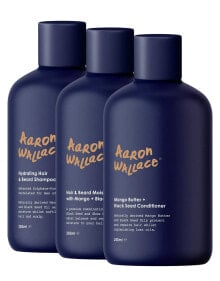 Aaron Wallace – 3-Schritte-Haarpflegesystem, 750 ml (spare 5%)