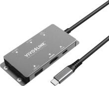 Купить компьютерные разъемы и переходники VivoLink: Stacja/replikator VivoLink USB-C (W125979492)