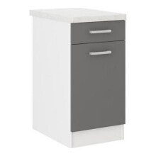 Kitchen furniture 40 x 47 x 82 cm Grey Melamin PVC