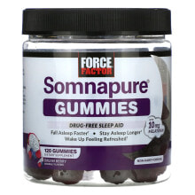 Somnapure, Great Tasting Melatonin Gummies, Dream Berry, 10 mg, 60 Gummies (5 mg per Gummy)