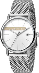 Купить женские наручные часы Esprit: Часы и аксессуары Esprit ES1G047M0045 Серебряная сетка из дерева