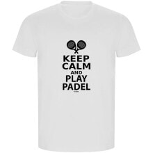 KRUSKIS Keep Calm And Play Padel ECO Short Sleeve T-Shirt