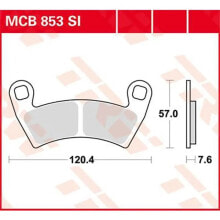 TRW Offroad Polaris General 1000 Eps 17 Sintered Front Brake Pads