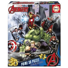 EDUCA 300 Pieces Avengers 3D Lenticular puzzle