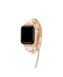 Men's and Women's Rose Gold Pink Jewelry Wrap for Apple Watch 42mm